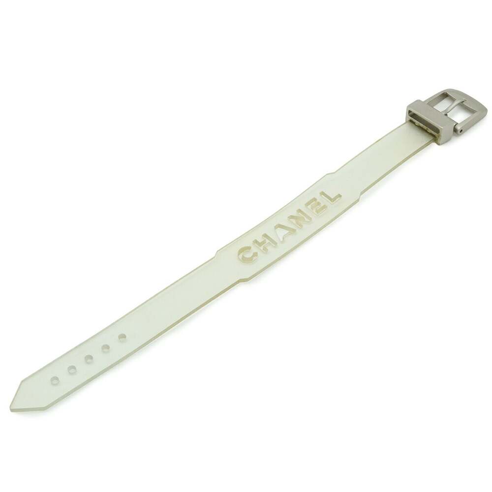 Chanel Rubber Bracelet Clear #228923C40B - Picture 4 of 6